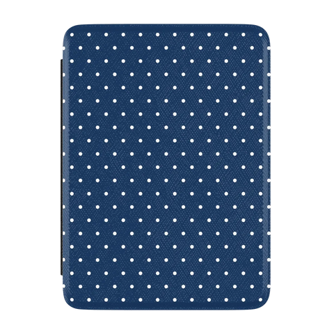 On the Dot | Navy Polka Dot Kindle Case
