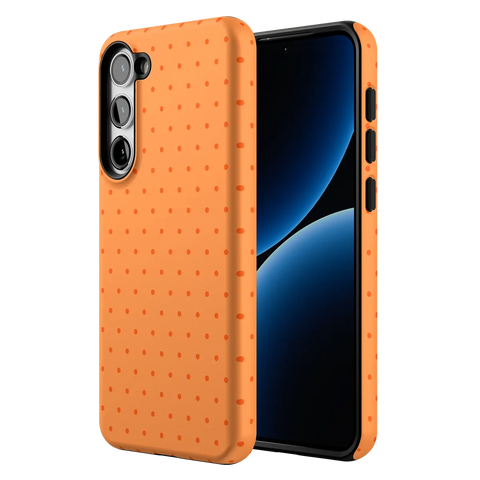 On the Dot | Orange Polka Dot Case