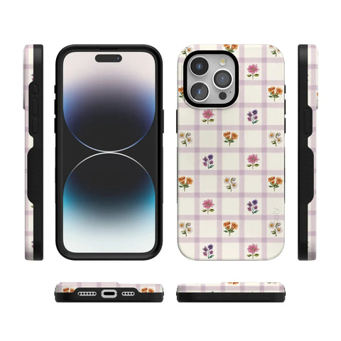 Meadow Check | Floral Gingham Case