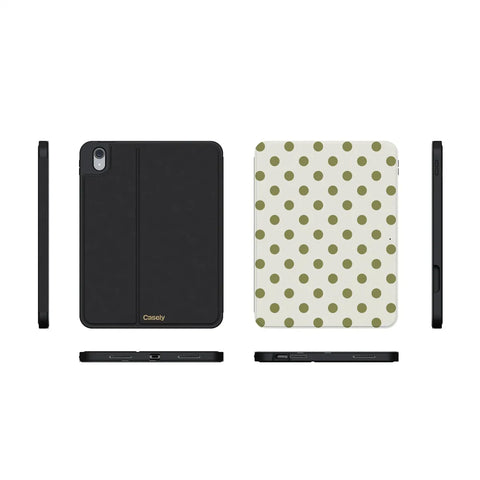 Spotted in SoHo | Green Polka Dot iPad Case