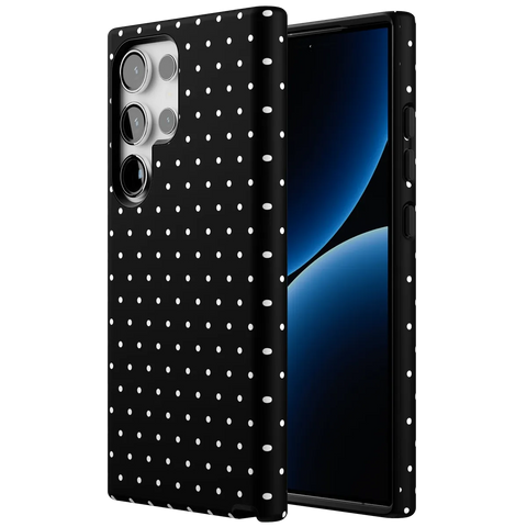 On the Dot | White Polka Dot Case