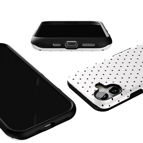 On the Dot | Black Polka Dot Case
