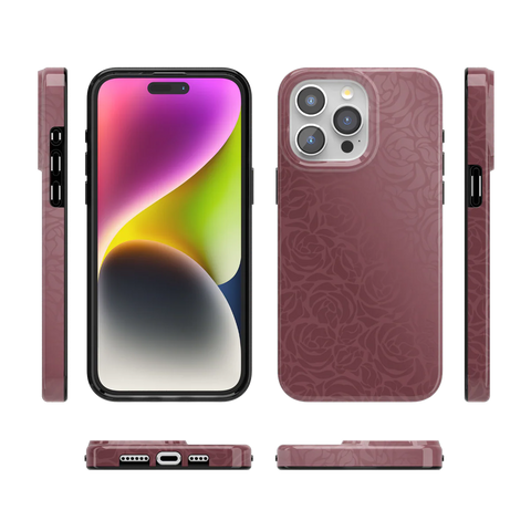 Bordeaux Rose | Moody Monochrome Case