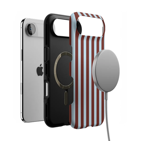 Sunday in Brooklyn | Blue Stripes Case