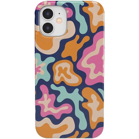 Midnight Color Splash | Abstract Retro Case
