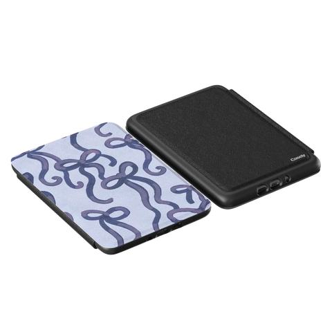 Love Me Knot | Blue Bow Kindle Case