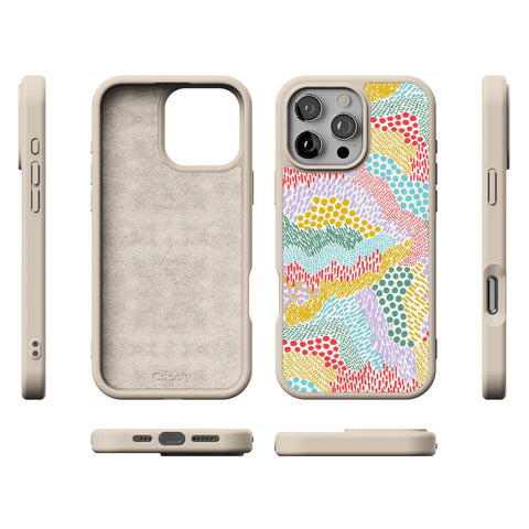 Color Me Happy | Pattern Colorblock Case