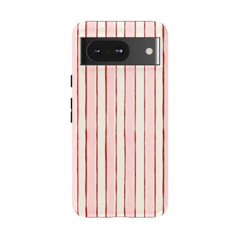 Pretty in Pastel | Blush Stripes Case