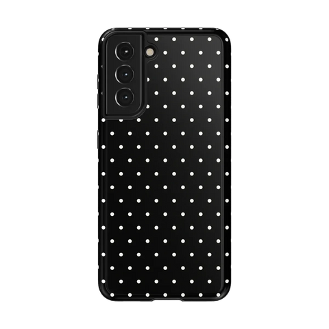 On the Dot | White Polka Dot Case