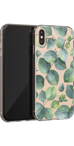Leaf Me Alone | Green Floral Print Case