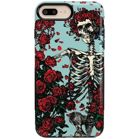 Forever Grateful | Grateful Dead Skeleton Floral Case