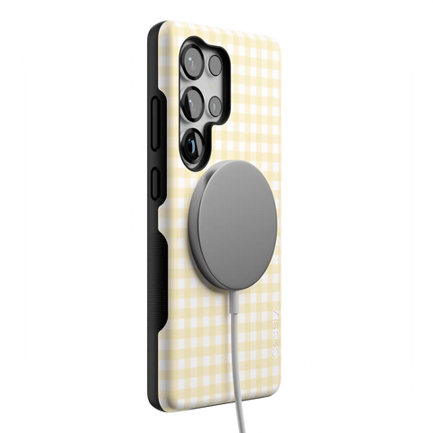 Pastel Picnic | Yellow Gingham Case