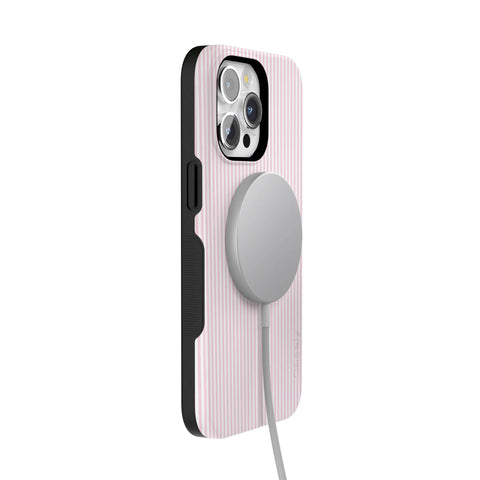 Stripes and the City | Light Pink Pinstripe Case