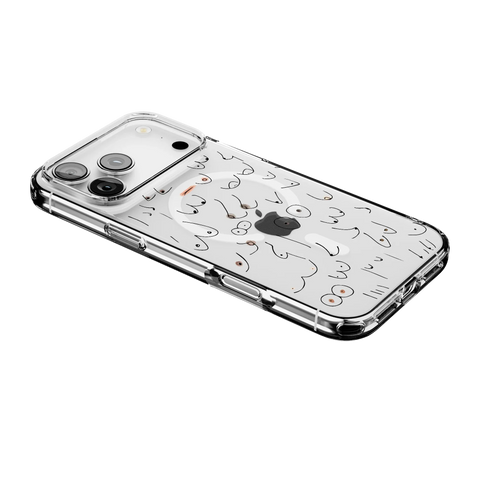 I'm With Her | Black & White Boobs Case