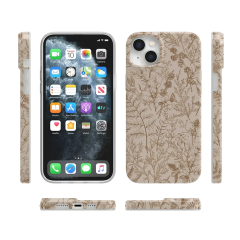 Beige Garden | Neutral Floral Case