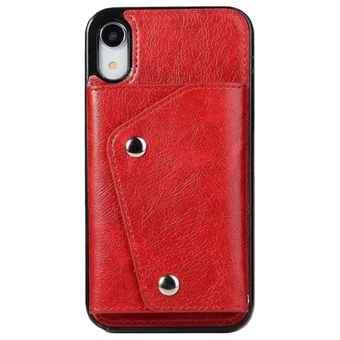 Red Vegan Leather | Wallet Case