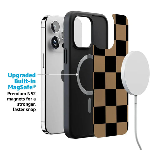 Fit Check | Black & Brown Checkerboard Case