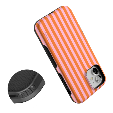 Perfect Stripes | Orange & Pink Stripes Case
