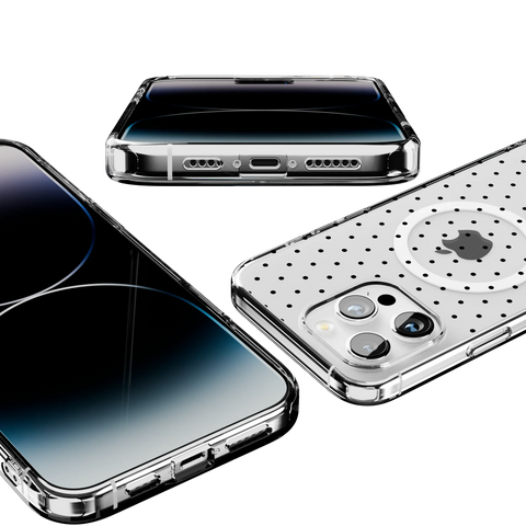 On the Dot | Black Polka Dot Case