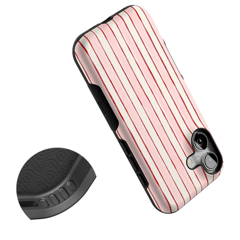 Pretty in Pastel | Blush Stripes Case