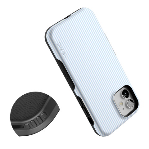 Stripes and the City | Light Blue Pinstripe Case