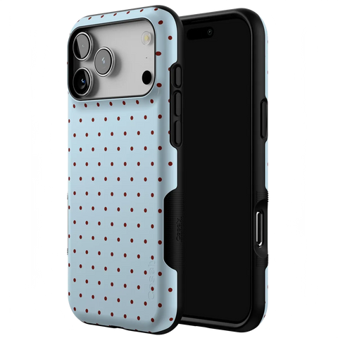 On the Dot | Blue Polka Dot Case