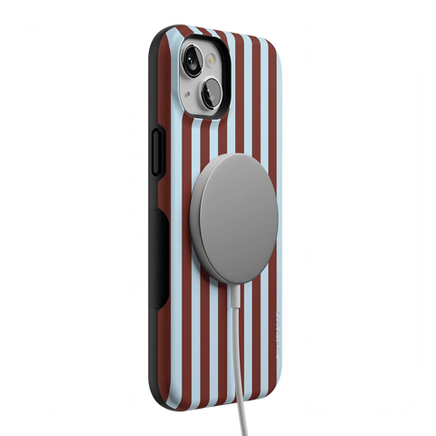 Sunday in Brooklyn | Blue Stripes Case