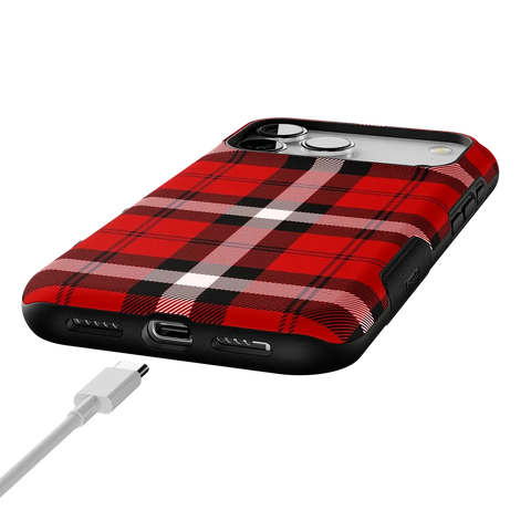 As if! | Red Plaid Case