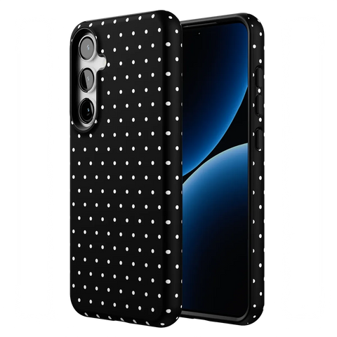 On the Dot | White Polka Dot Case