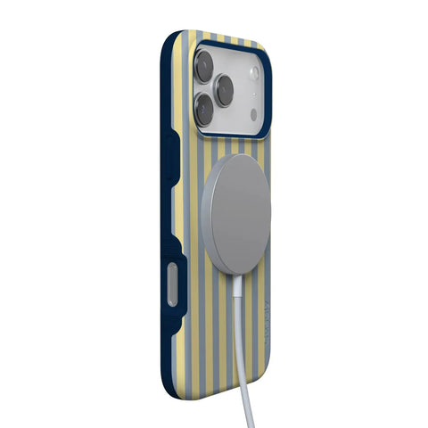 Coastline Stripes | Blue & Yellow Case