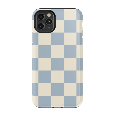 Fit Check | Light Blue Checkerboard Case