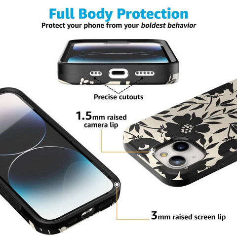 Dark Fantasy | Contrast Floral Case