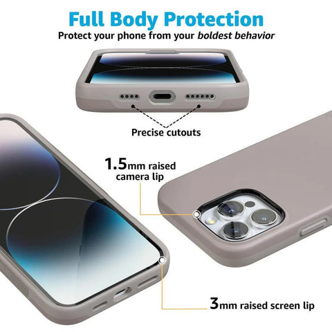 Taupe on Nude | Ultra-Protective Bold Case