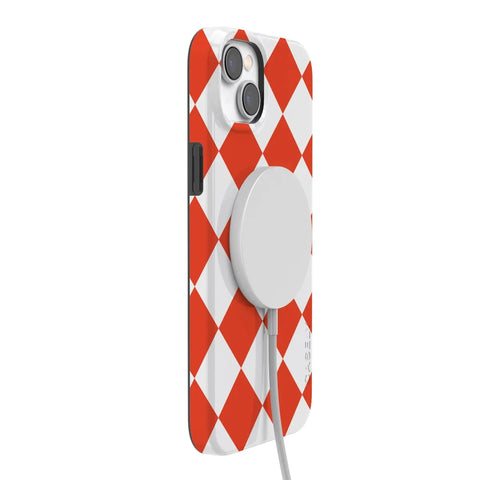 Red Checkerboard | High Contrast Design Case