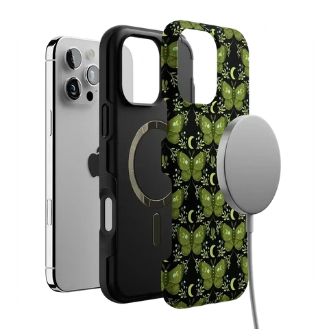 Mystic Moths | Green Twilight Case