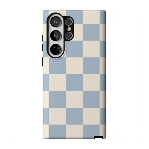 Fit Check | Light Blue Checkerboard Case