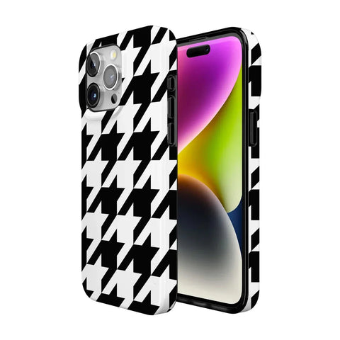 Houndstooth | High Contrast Design Case