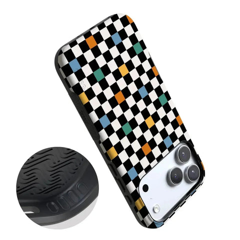 Old Skool | Retro Checkerboard Case