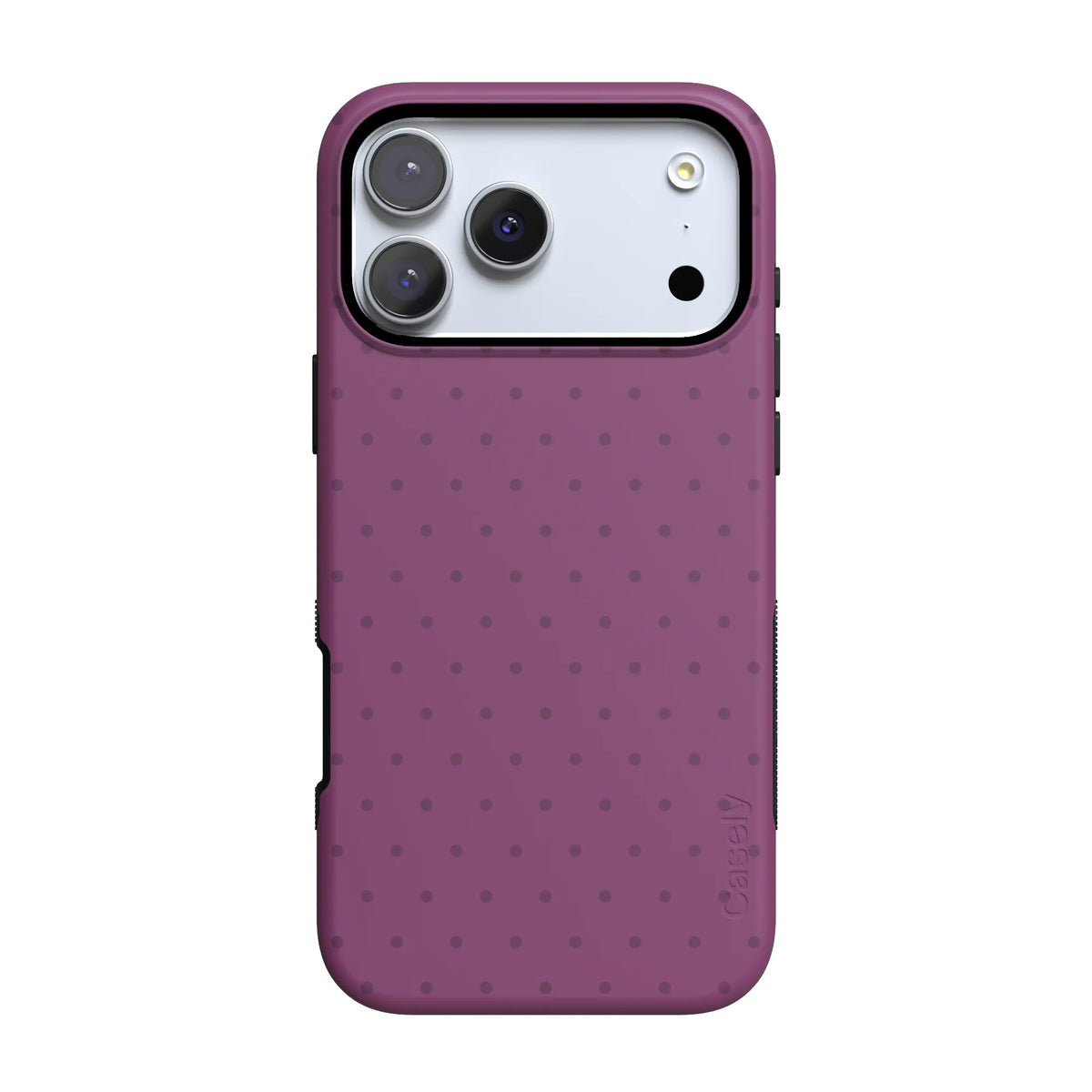 On the Dot | Plum Polka Dot Case