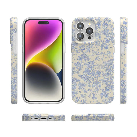 Cupid's Canvas | Periwinkle Floral Case