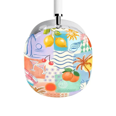 Tropical Heat | Beachy Collage AirPods Max Case