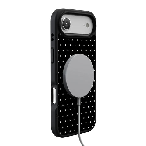 On the Dot | White Polka Dot Case