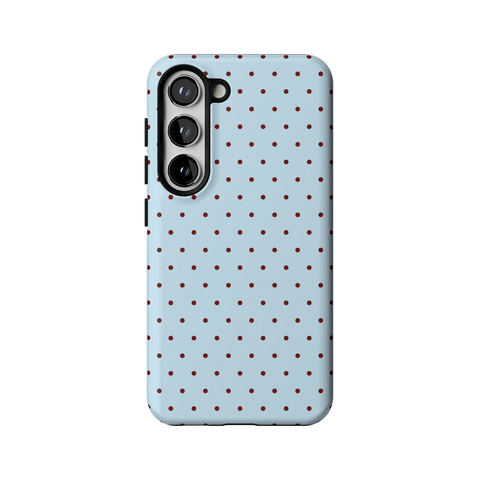 On the Dot | Blue Polka Dot Case