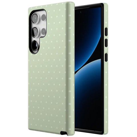 On the Dot | Green Polka Dot Case
