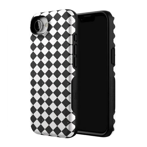Salem's Hex | Black & White Checkered Case