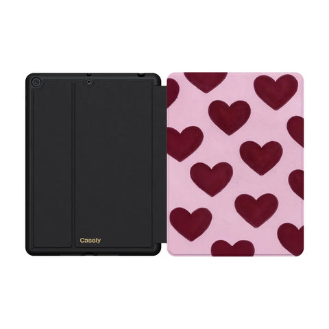 Whole Lotta Love | Plum Hearts iPad Case