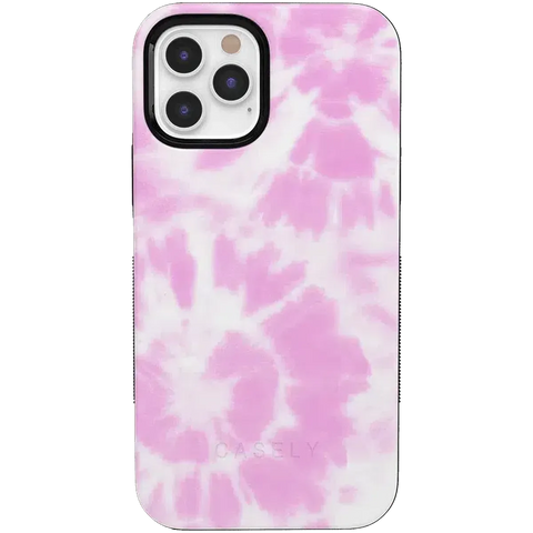 Down for Whatever | Light Pink Tie Dye Case
