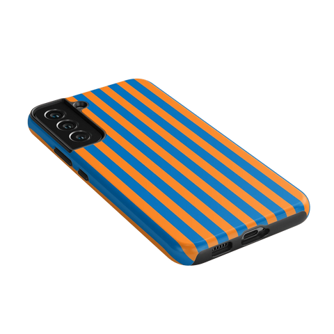 Go New York | Blue & Orange Stripes Case