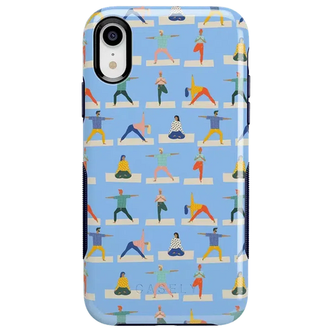 Go with the Flow | Light Blue Yoga Case
