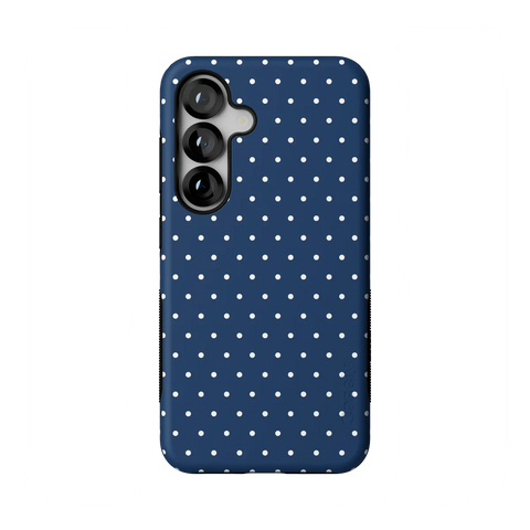 On the Dot | Navy Polka Dot Case